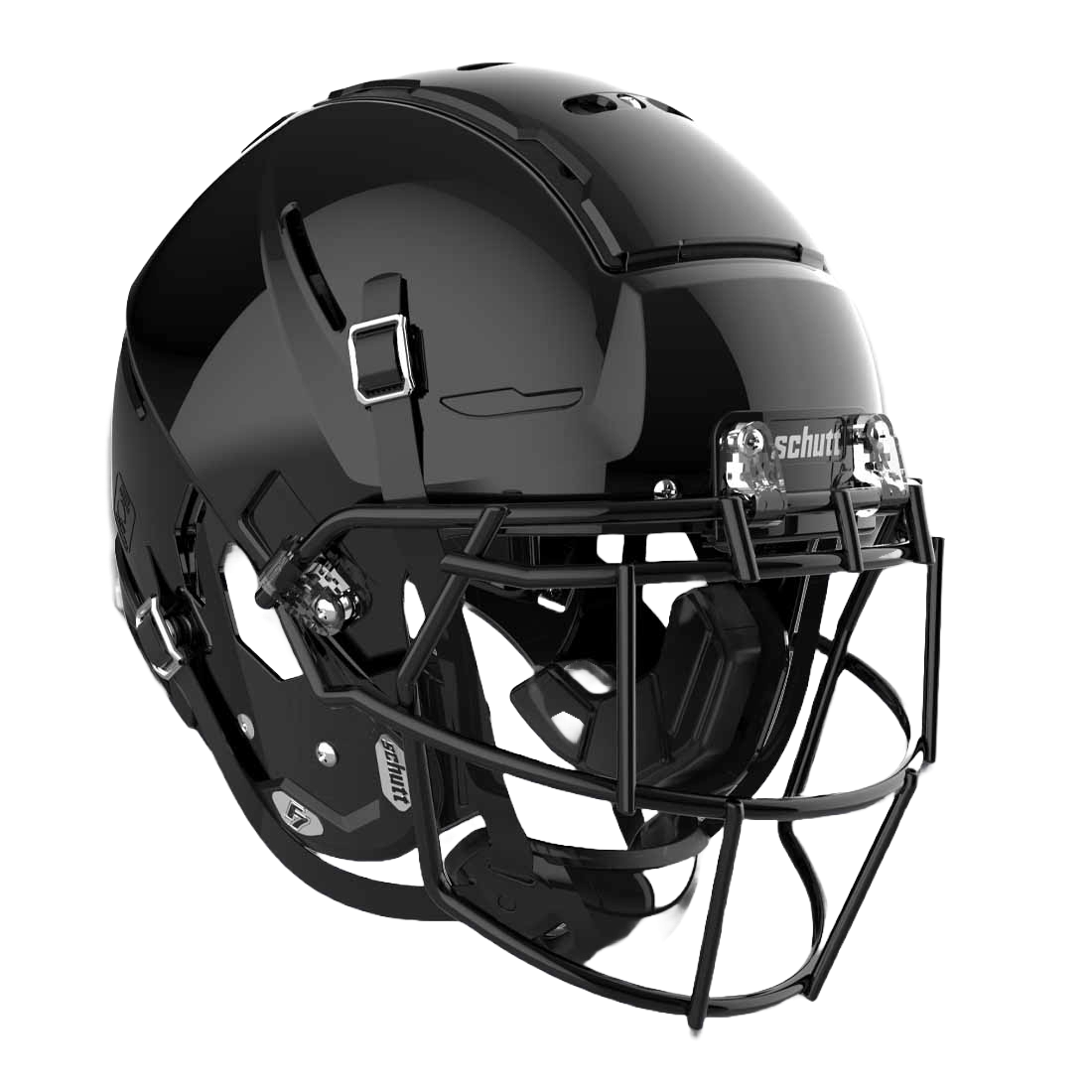 black matte football helmet Schutt F7 VTD Collegiate Football Helmet | Buy in Europe