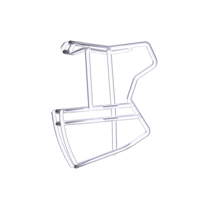 Riddell SF-2EG-II-HD solid color football helmet faceguard compatible with SpeedFlex platform for multiple positions