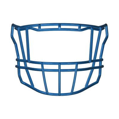 Riddell SF-2EG-II-HD blue football helmet faceguard compatible with SpeedFlex, suitable for multiple positions without hardware kit