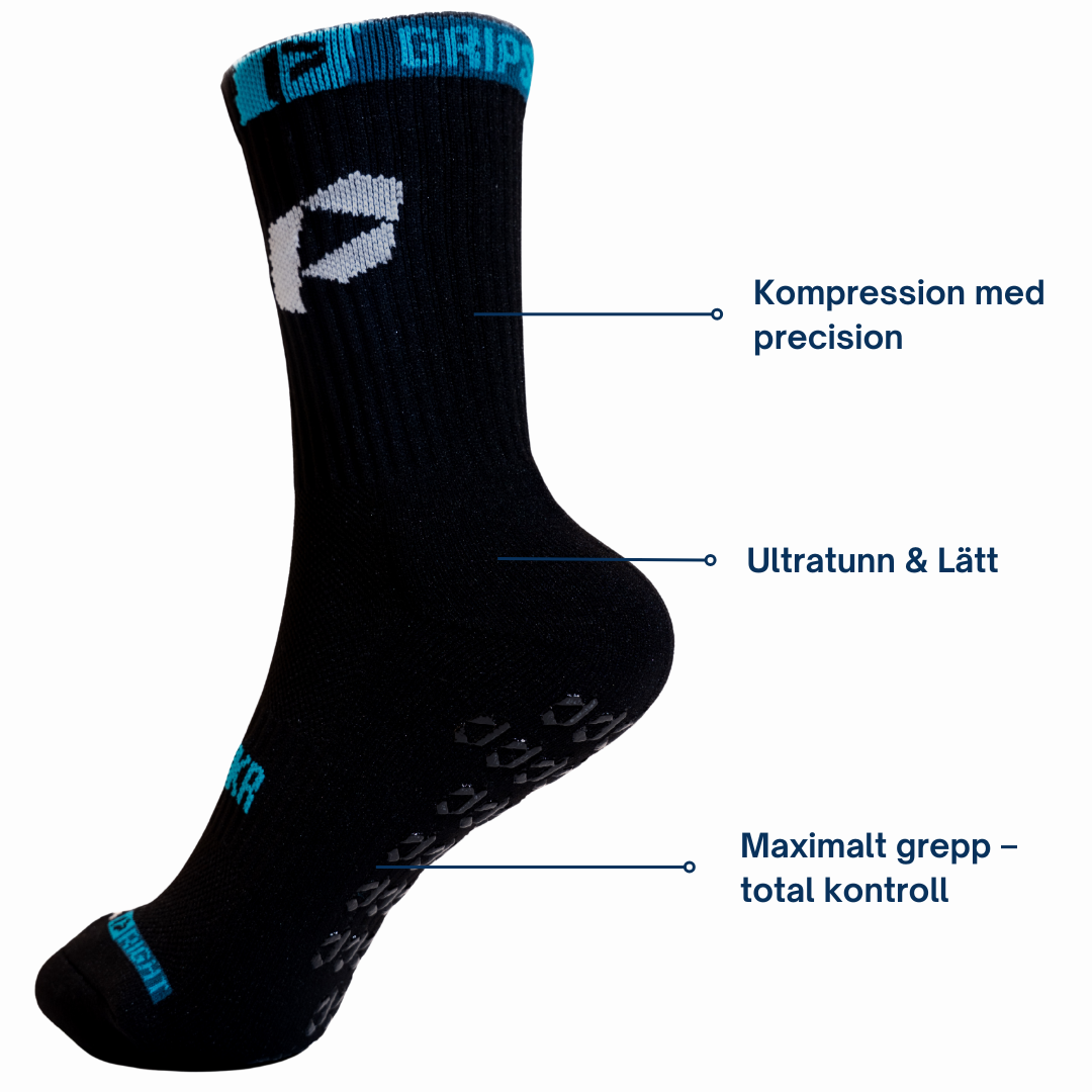 Playmkr Grip Sock Black
