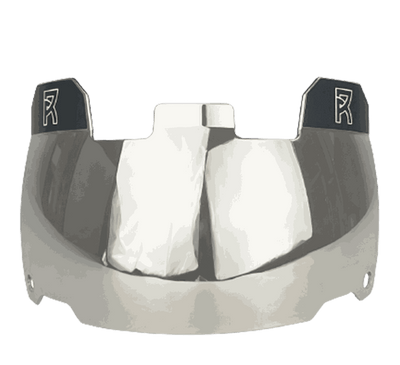 Reyrr Visor BCN football helmet visor with clear, durable, anti-fog, and anti-scratch cobalt blue tint.