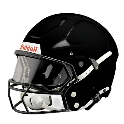 acc football helmets riddell Riddell Axiom Football Helmet with Facemask