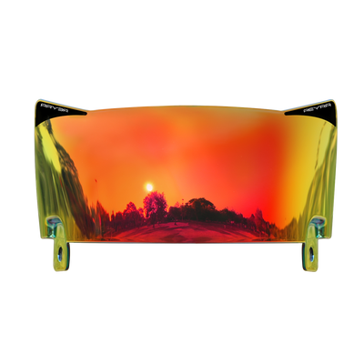 Reyrr VIZU Inferno football visor, 6.7% VLT, bright sun, fits Riddell SpeedFlex and Schutt F7