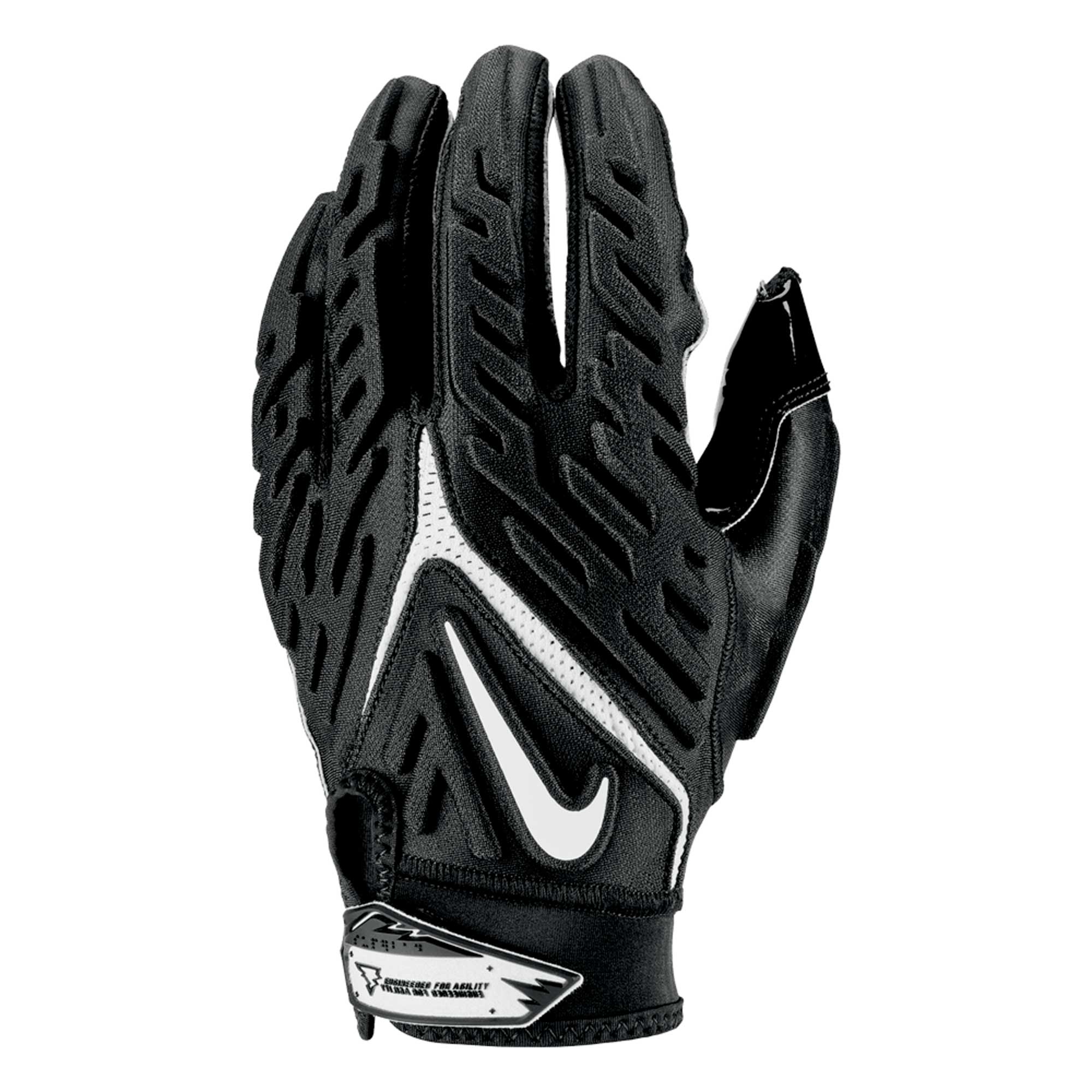 Nike Superbad 6.0 football glove in Black/White