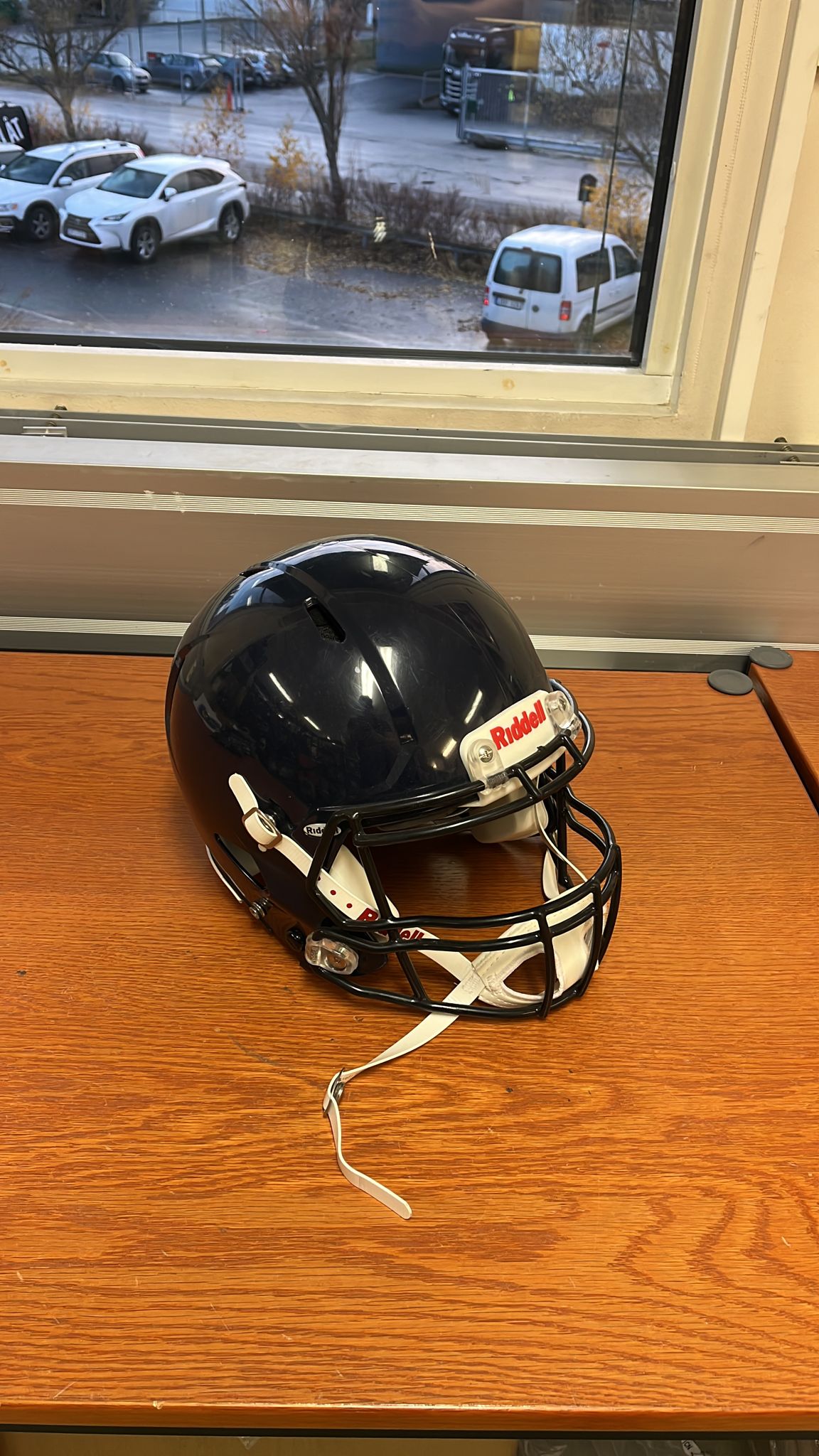 Riddell Speed ICON Navy blue with Facemask - L - Premium  from Reyrr Athletics - Shop now at Reyrr Athletics