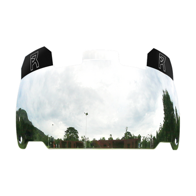 black mirror footbal helmet Reyrr VISION Chrome Mirror Football Visor, 4.8% VLT