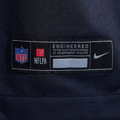 Texans navy sleeve branding detail