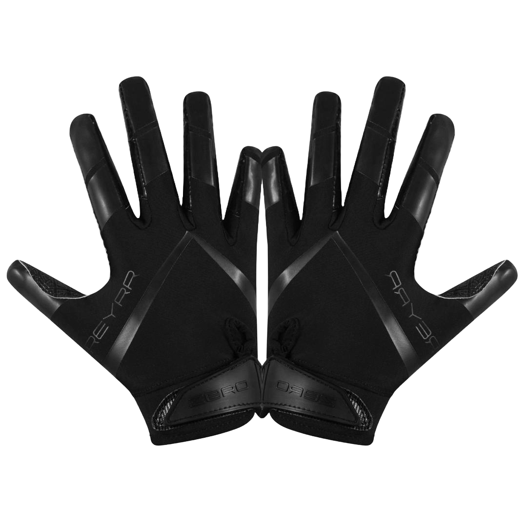 Reyrr Zero gloves black lightweight sports gloves with Reyrr GripTech for football and floorball players