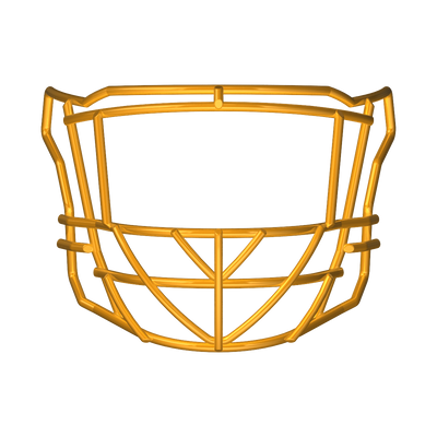 Riddell SF-2EG-TX lightweight tubular steel football face mask compatible with Quick Release technology for linemen and linebackers