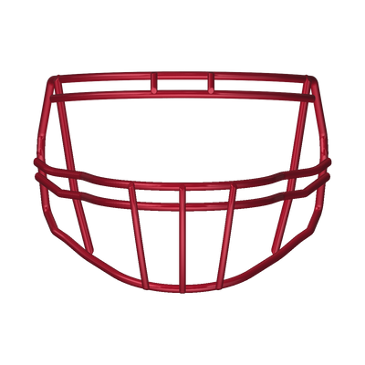 Riddell S2BD-HS4 red football helmet faceguard compatible with Speed and Victor-I helmets