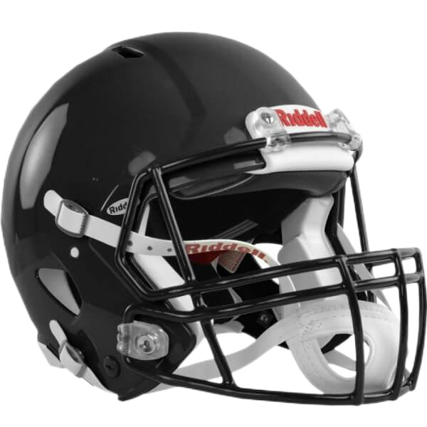 美品 Riddell Revolution Ｍ Amazon.com : Matte Black with Scarlet Red Mask Blank Riddell