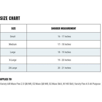 Schutt Varsity Flex 4.0 All Purpose - Premium Shoulder Pads from Schutt - Shop now at Reyrr Athletics